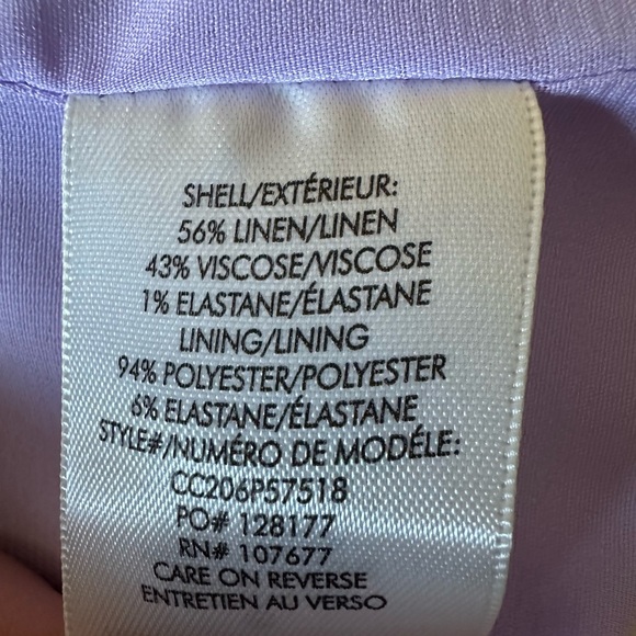 Alice + Olivia Vintage Summer Lavender Floral Textured Patchwork Dress - Picture 2 of 5